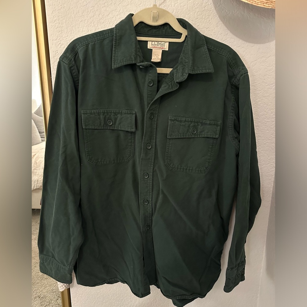 Vintage L.L. Bean Chamois Cloth Shirt